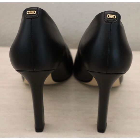 MICHAEL Michael Kors 40S4AMHP1L Women's Sz 8M Black Amara Leather Pumps - Picture 3 of 10